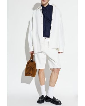 Balmain Denim Shorts - White