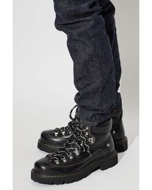 DSquared² Leather Shoes "Canadian" - Black