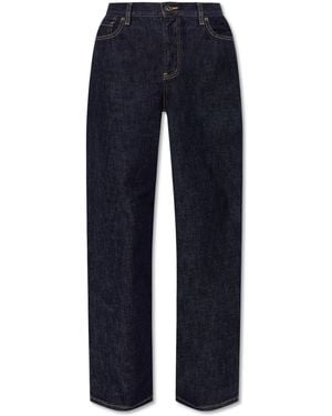 Self-Portrait High-Waisted Jeans - Blue