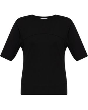 Jil Sander Top With A Back Slit - Black