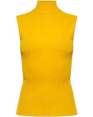 Loewe Top With A Turtleneck - Yellow