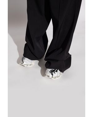 Balenciaga Mesh Graffiti Runner Sneakers, 100% Polyester - Multicolor