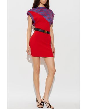 Versace Sleeveless Dress - Red