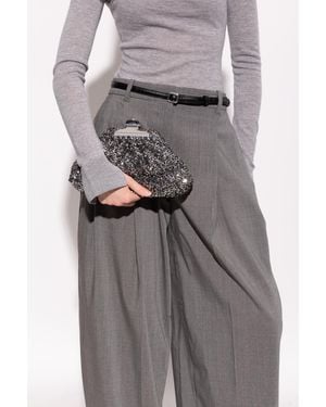 Marc Jacobs Sequin Clutch 'The Glam Small' - Gray