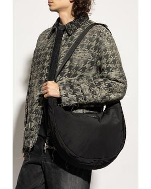 Represent Shoulder Bag With Logo - Black