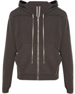 Rick Owens Sweatshirt 'Zipped' - Grey