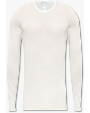 Hanro T-Shirt With Long Sleeves - White