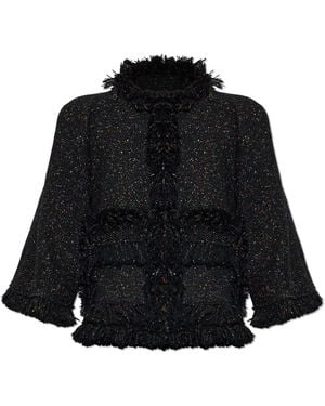 Sacai Tweed Jacket - Black