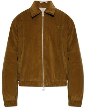 Ami Paris Corduroy Jacket - Brown