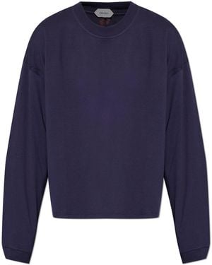 Versace Sweatshirt With A Crew Neck - Blue