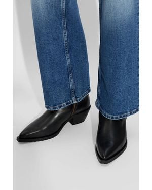 AllSaints 'Fox' Heeled Ankle Boots - Blue