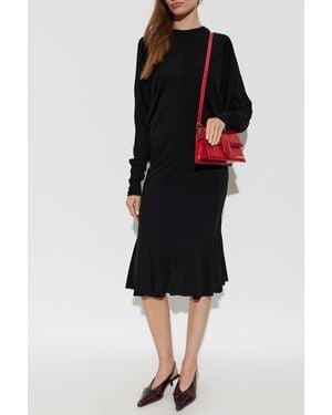 Jacquemus Long Dress 'Losange' - Black