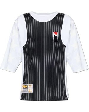 PDF T-Shirt With Patches - Black