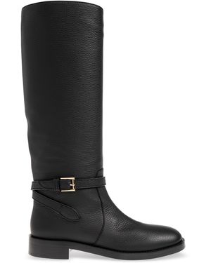 Gianvito Rossi Leather Boots - Black