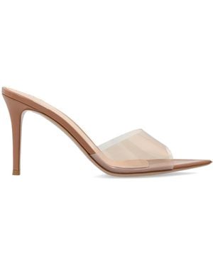 Gianvito Rossi Heeled Mules "Elle" - White