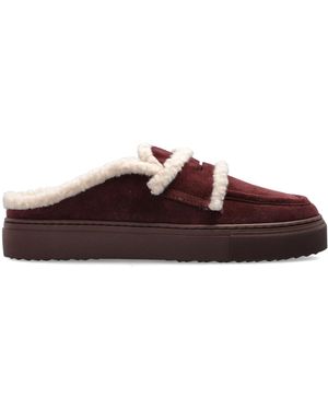 Inuikii Mule Wool Slippers - Brown