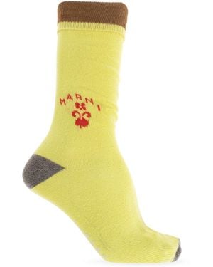 Marni Wool Socks - Yellow