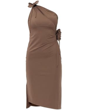 Coperni Dress With Appliqués - Brown