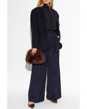 Anine Bing "Lou" Pants - Blue