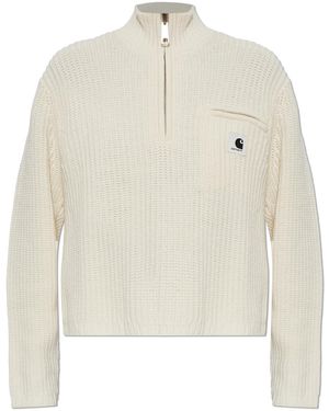Carhartt 'Detroit Half Zip' Sweater - White