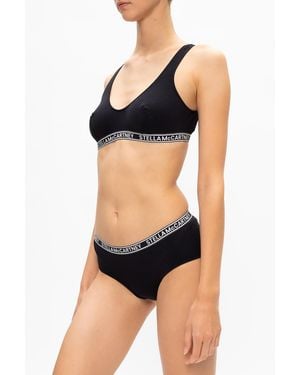 Stella McCartney Boxers With Logo - Black
