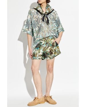 DSquared² Silk Shorts - Green