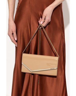 Jimmy Choo 'Emmie' Clutch - Brown