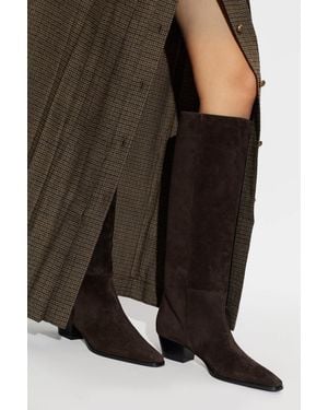 Aeyde 'Medea' Heeled Boots - Black