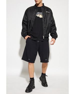 Off-White c/o Virgil Abloh T-Shirt With Logo - Black