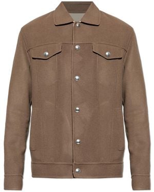 Eleventy Wool Jacket - Brown