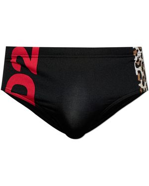 DSquared² Swim Briefs - Black