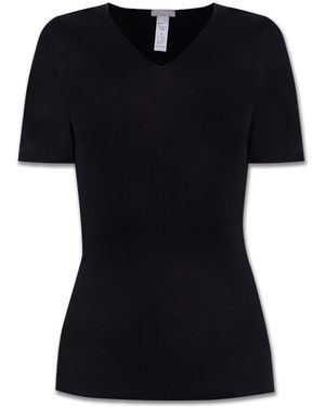 Hanro Cotton T-Shirt - Black