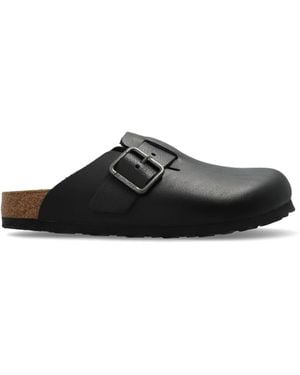 Birkenstock 'Boston Wire Buckle' Slides - Black