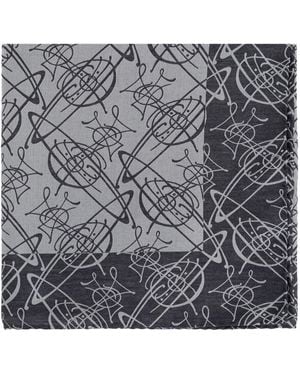 Vivienne Westwood Scarf With Monogram - Grey