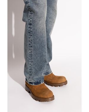 DIESEL Suede Boots 'D-Hammer' - Blue