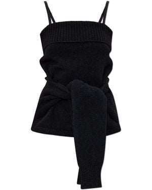 Dolce & Gabbana Top With Straps - Black