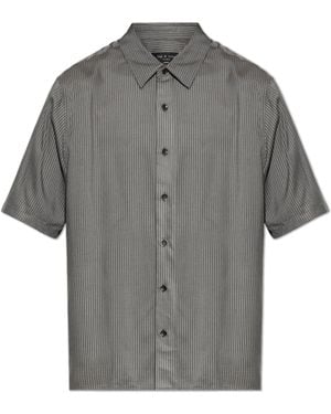 Rag & Bone Short-Sleeve Shirt - Grey