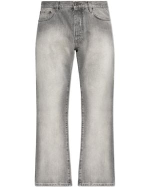 Off-White c/o Virgil Abloh Straight-Leg Jeans - Grey