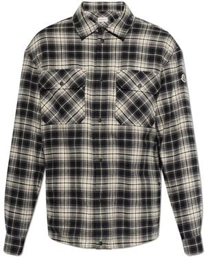 Moncler Shirt With Pockets - Grey