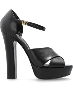 Dolce & Gabbana Platform Sandals - Black