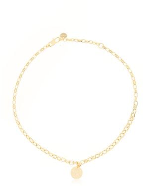 DSquared² Necklace With A Round Pendant - White