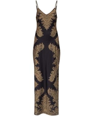 AllSaints Patterned Dress - White