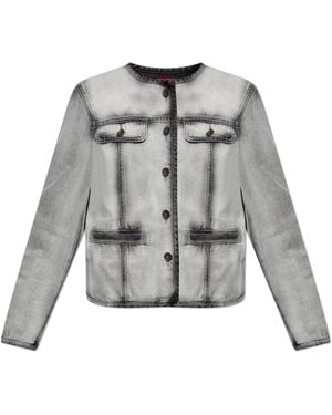 DIESEL 'De-Grafy-Fsi' Denim Jacket - Grey
