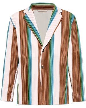 Homme Plissé Issey Miyake Pleated Blazer - Multicolour