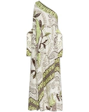 Tory Burch One-Shoulder Dress - White
