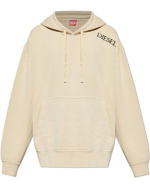 DIESEL Hoodie 'S-Macs-Hood-T2' - Natural