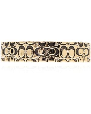 COACH Bracelet With Logo - Metallic