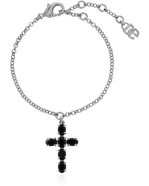 Dolce & Gabbana Bracelet With A Religious Motif - Blue