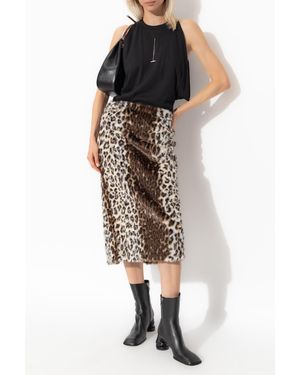 McQueen Top With Round Neckline - Black