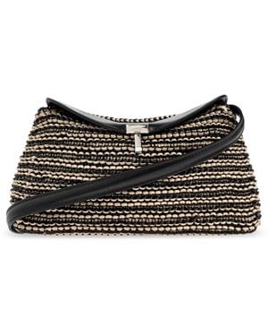 TOTEME Clutch Bag 'T-Lock' - Black